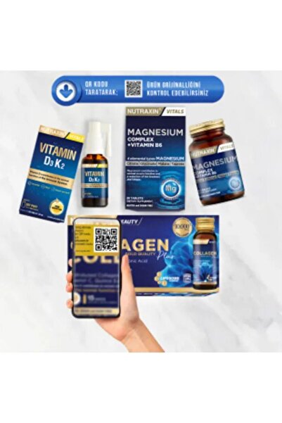 Nutraxin Magnezyum Complex 60 Tablet 2 Adet