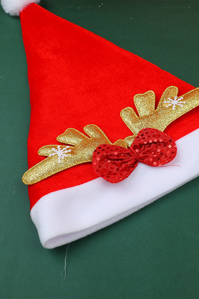 YOYOSO Pălărie tematică de Anul Nou cu figurină de elan