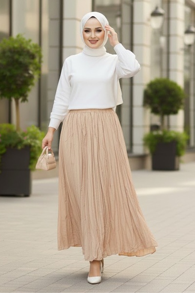 Bestenur Kraşlı Bohem Etek 1398 - Taş