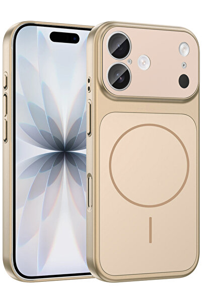 Nezih Case Apple iPhone 17 Uyumlu 17 Pro Max Görünümlü Kamera Korumalı Magsaf...