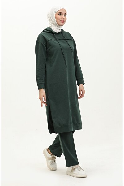 sefamerve 3034-09 Σετ φόρμας με δύο νήματα Model Nefti Green