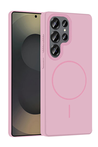 Joko غطاء RDBYDN لهاتف سامسونج جالاكسي S25 ألترا بروش ماج سيف (145324) - وردي