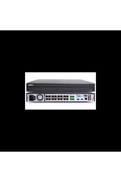 DAHUA Nvr4216-16p-4ks3, 16kanal Poe, 8mpix, H265+, 2 Hdd Desteği, 1080p Kayıt, 240mbps Bant Genişli