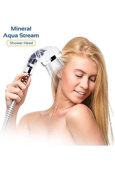 OEM Filtered Ionic Shower Head with High Pressure and 3 Settings