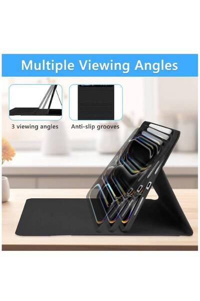 HYX Keyboard Case for iPad Pro 11-inch (M4) 2024, Detachable Magnetic Bluetooth, Black