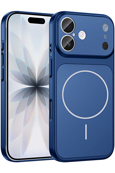 Nezih Case Apple iPhone 16 Uyumlu 17 Pro Max Görünümlü Kamera Korumalı Magsaf...