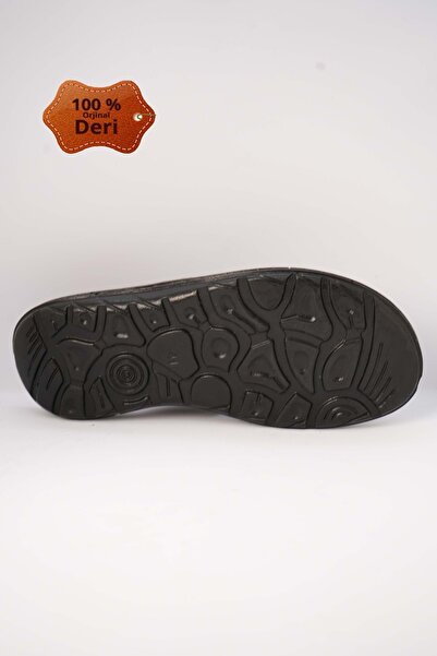 Kristal Kr.98 Anatomical Sole Genuine Leather Men's Slippers