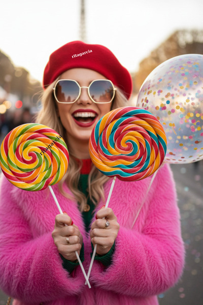 Ritagarcia Французька фетрова шапка червоного художника