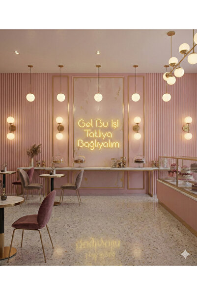 vinyuup Gel Bu İşi Tatlıya Bağlayalım Mekanlarınız İçin Neon Led Yazı