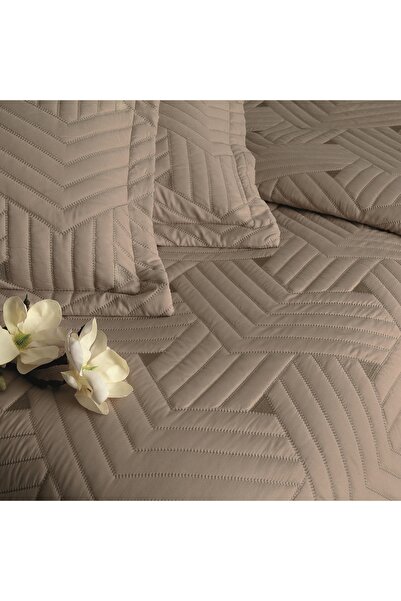 Linens Vita Brown Double Bedspread Set