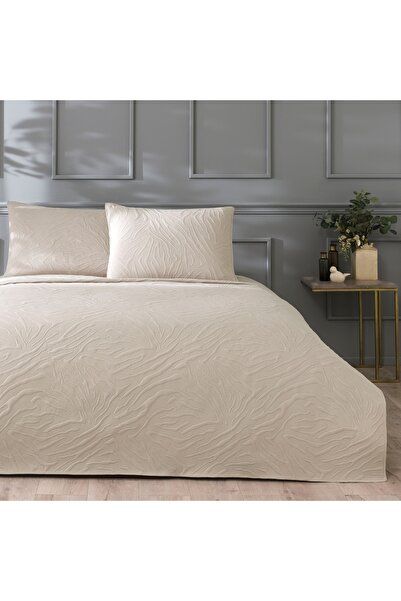 Linens Wild Single Bedspread Set Beige