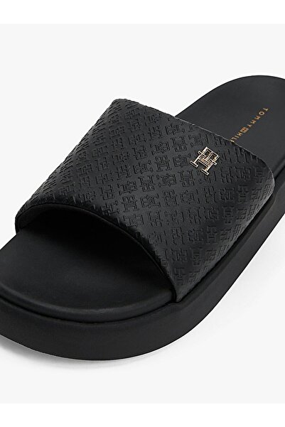 Tommy Hilfiger شبشب نسائي ذو نعل سميك MONOGRAM POOLSLIDE