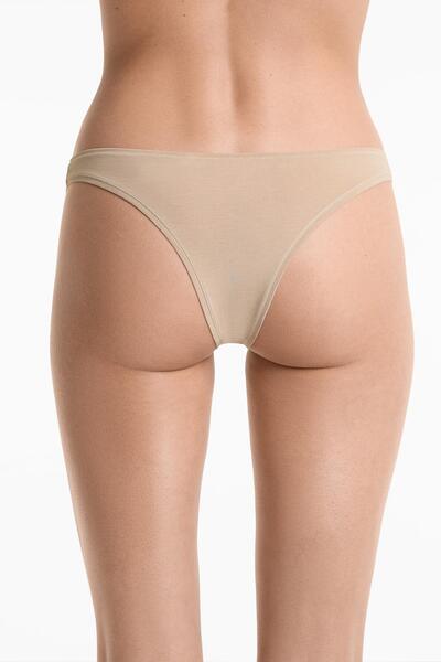 Oysho 5 cotton blend Brazilian briefs
