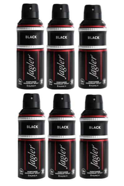 Jagler Black Erkek Deodorant 150 ml 6 Adet