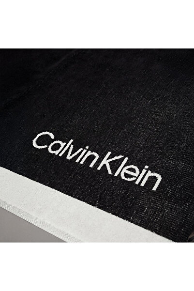 Calvin Klein Unisex Color Changing Organic Cotton Black Beach Towel Ku0Ku00128-Beh