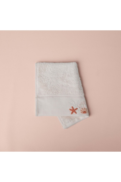 Linens Cowry Bamboo Hand Towel 30X45 cm Salmon