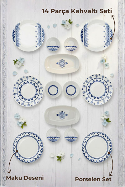 Bambum Moderna 14 Parça Kahvaltı Takımı Maku