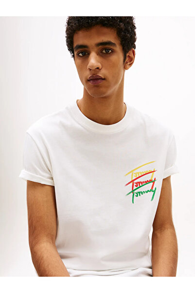 Tommy Hilfiger Men's Tjm Reg Twisted Signtr Tee Ext T-Shirt