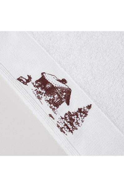 Linens Chalet Pamuk 30X45 cm Hand Towel White