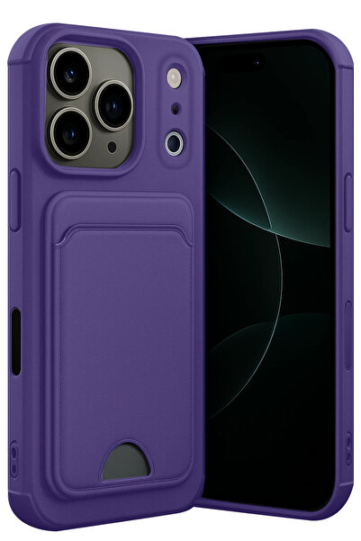 NewFace حافظة هاتف آيفون 17 برو من HN-SHOP مصنوعة من السيليكون مع بطاقة كيلفن...