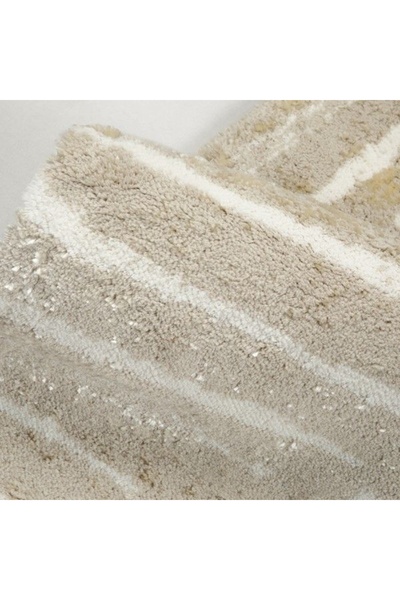 Linens Stria 60X100 cm Bath Mat Latte