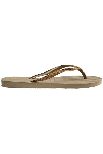 Havaianas Dámské béžové pantofle Slim Glıtter II - 4146975