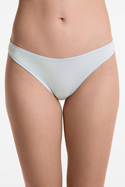 Oysho 3 rib U-cut logo Brazilian briefs