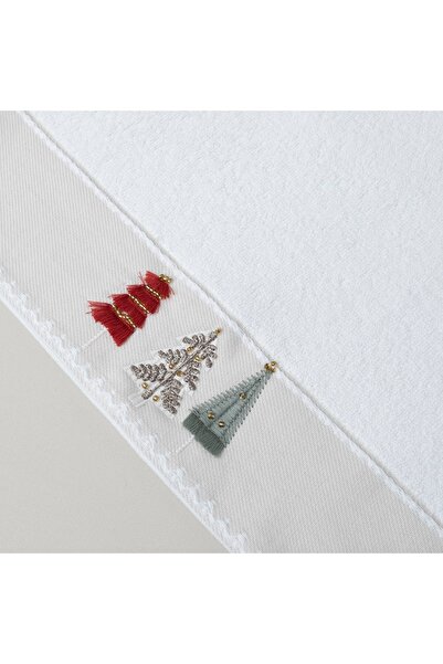 Linens Pine Cotton 50X85 cm Face Towel Ecru