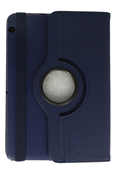 NewFace حافظة جلدية لجهاز هواوي ميديا باد تي 3 10 / 9.6 من آر دي بي واي دي إن (121523) - أزرق داكن