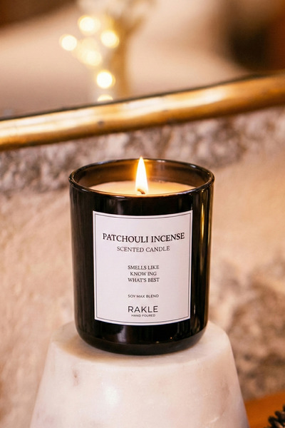 Rakle Patchouli Incence Kokulu Mum Siyah 700 Gr