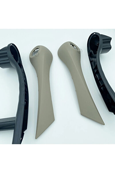 KaumOtomotiv Megane 2 Bej Kapı Çekme Kolu Kolçak Takım (ALT KISMI SİYAH) 7701...