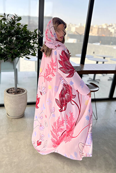 AYA Floral Print Abaya