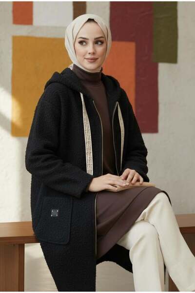 MODARTE Kapşonlu Fermuarlı Mont