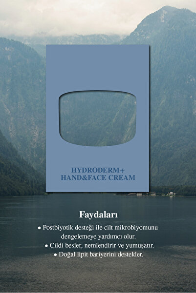 Clara Hygienics Hydroderm+ Nemlendirici El ve Yüz Kremi 100ml – Postbiyotik Destekli Besleyici Onarıcı Vegan