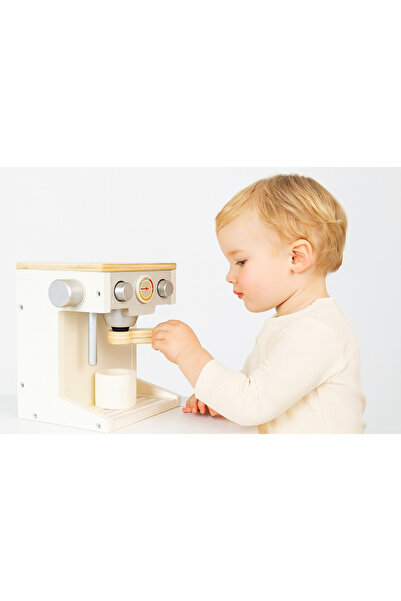 ideal STORE Aparat de cafea Montessori pentru Copii din Lemn Little Barista i...