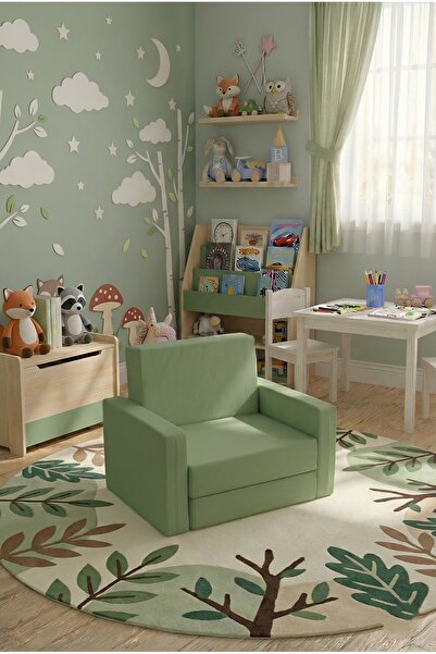 LENSA HOME Çocuk Koltuğu Komple Sünger Katlanabilir Yataklı - Çocuk Minderi (...