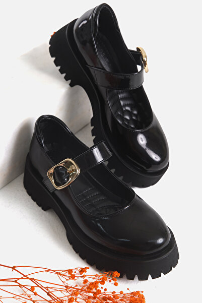 MARSEDO Pantofi casual Keira pentru damă, cu cataramă, cu toc gros