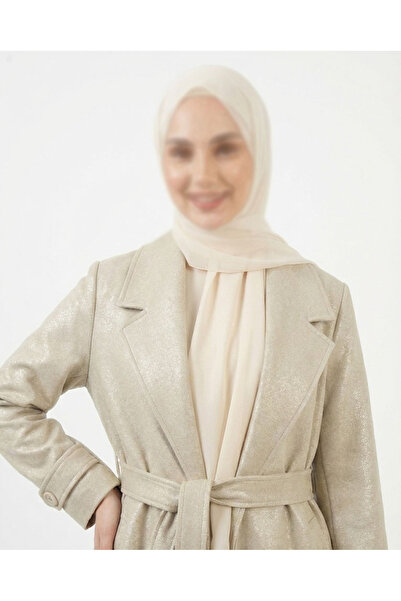 dcn giyim 1985 Women's Belted Coat Manto-23