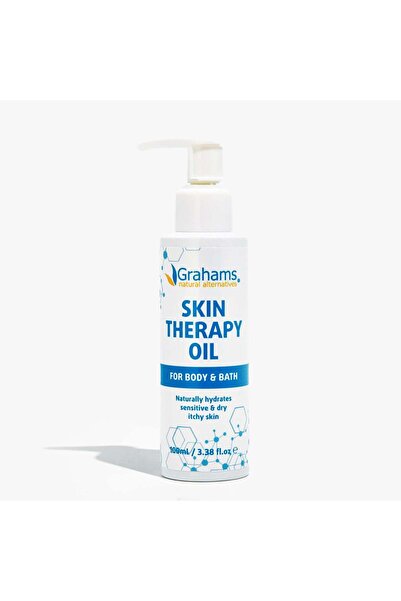 Grahams Doğal Terapi Cilt Yağı 100 ml – Kuru, Kaşıntılı ve Hassas Ciltlere Öz...
