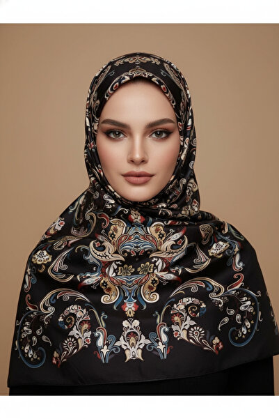 Bonjela شال أنيق بنمط زهرة عثمانية