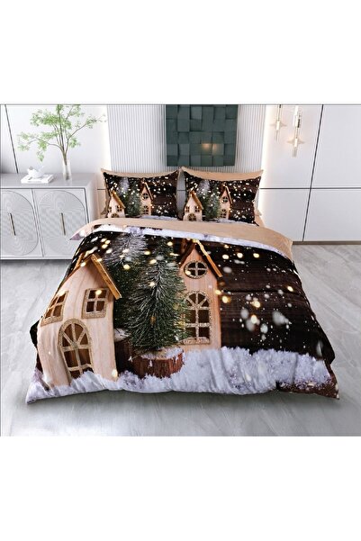 Romans New Year Themed 3D Printed Double Duvet Cover Set - Model 2078