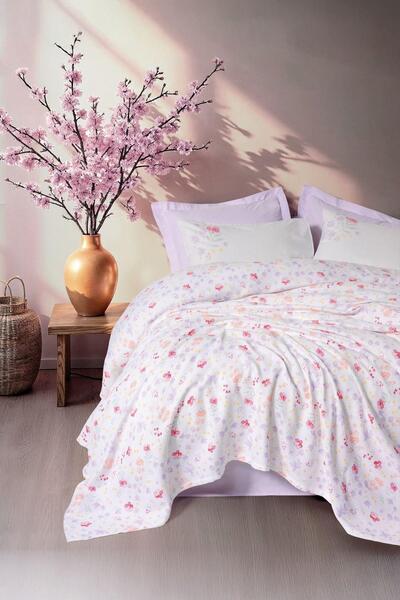 Cotton Box Set de piqué dublu Estiva Winsome Liliac