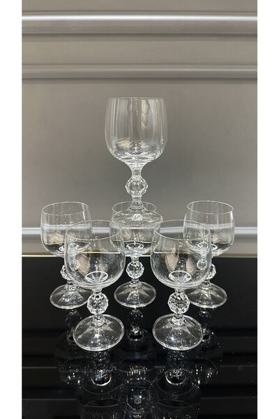 Bohemia زجاج ماء جانبي للقهوة كريستال 150 مل