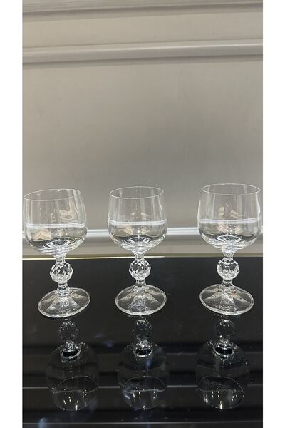 Bohemia زجاج ماء جانبي للقهوة كريستال 150 مل