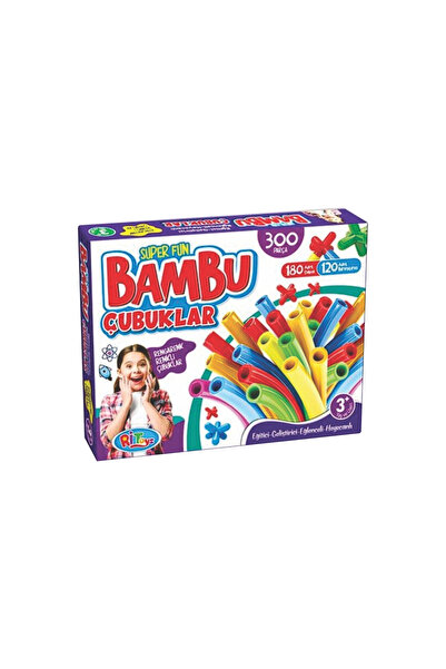 Ritoys لعبة أعواد الخيزران التعليمية والتطويرية 300 قطعة