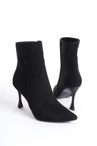 MARSEDO Neformální dámské kozačky na tenkém podpatku se špičatou špičkou – elegantní na zip