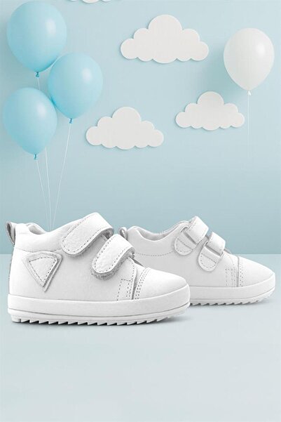 Rakerplus Scrat Genuine Leather White First Step Shoes