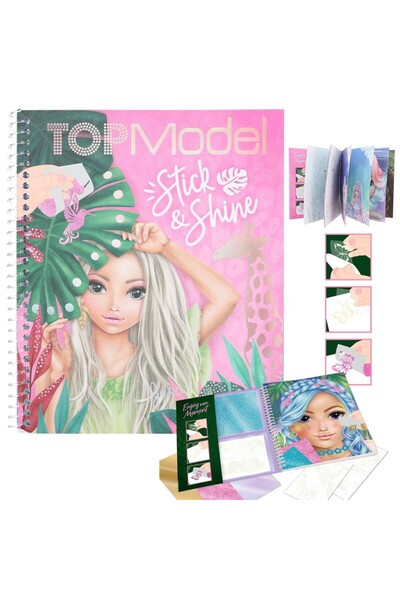 Top Model TOPModel Stick & Shine - Coloring Book0412470_A