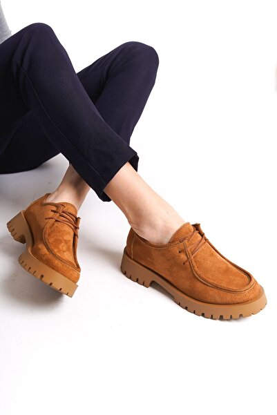 MARSEDO Halsey Taba Women's Loafer - Lace-Up Casual Shoes