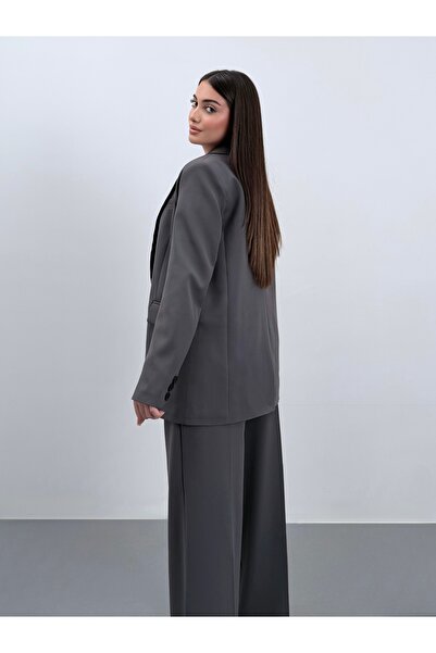 ossons Limitált kiadású kabát mellény Palazzo Trousers 3 részes öltöny